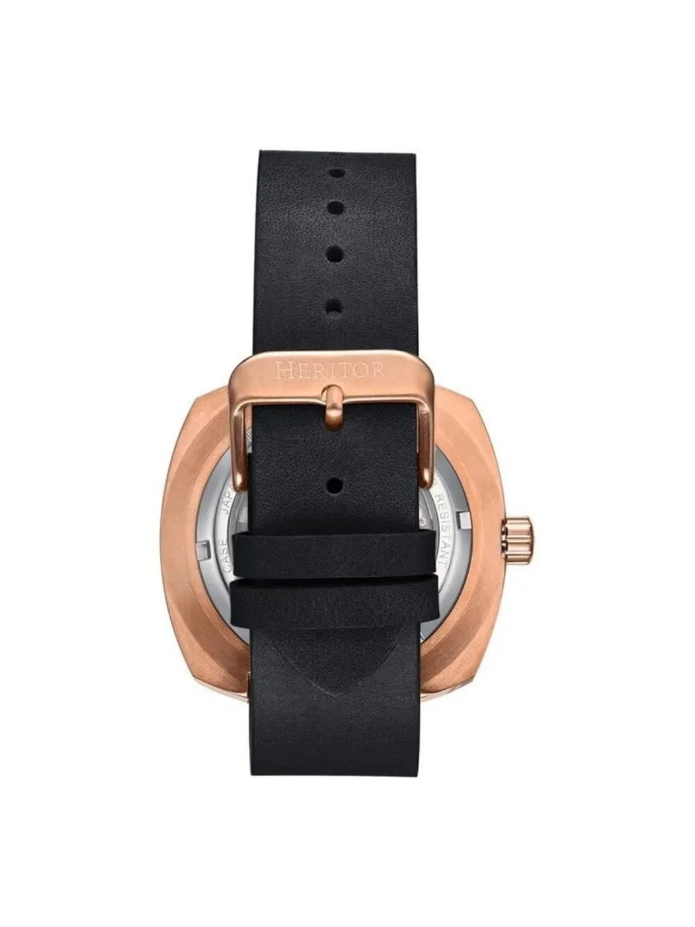 NWT Heritor Davenport Black Dial Men's Watch